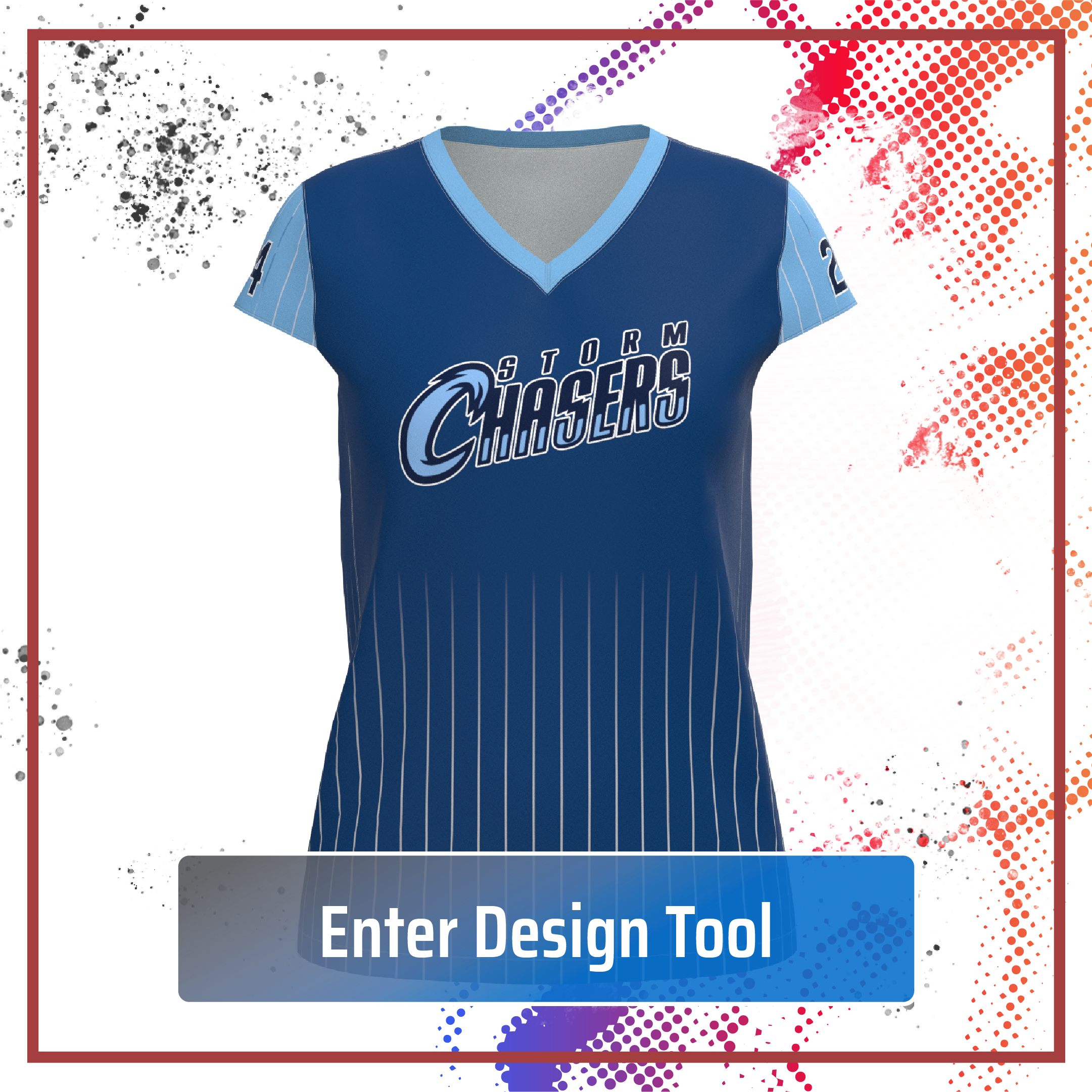 Sublimated Softball Jerseys, Script + Logo