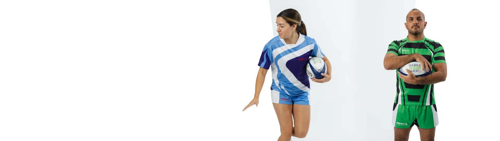 team background soccer players in custom jerseys facing away